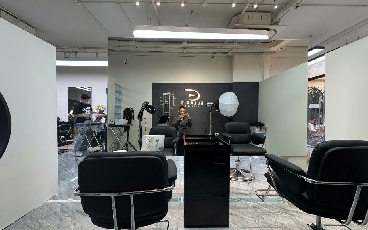 Salon ELLARIS sau bàn giao, ảnh chụp thật