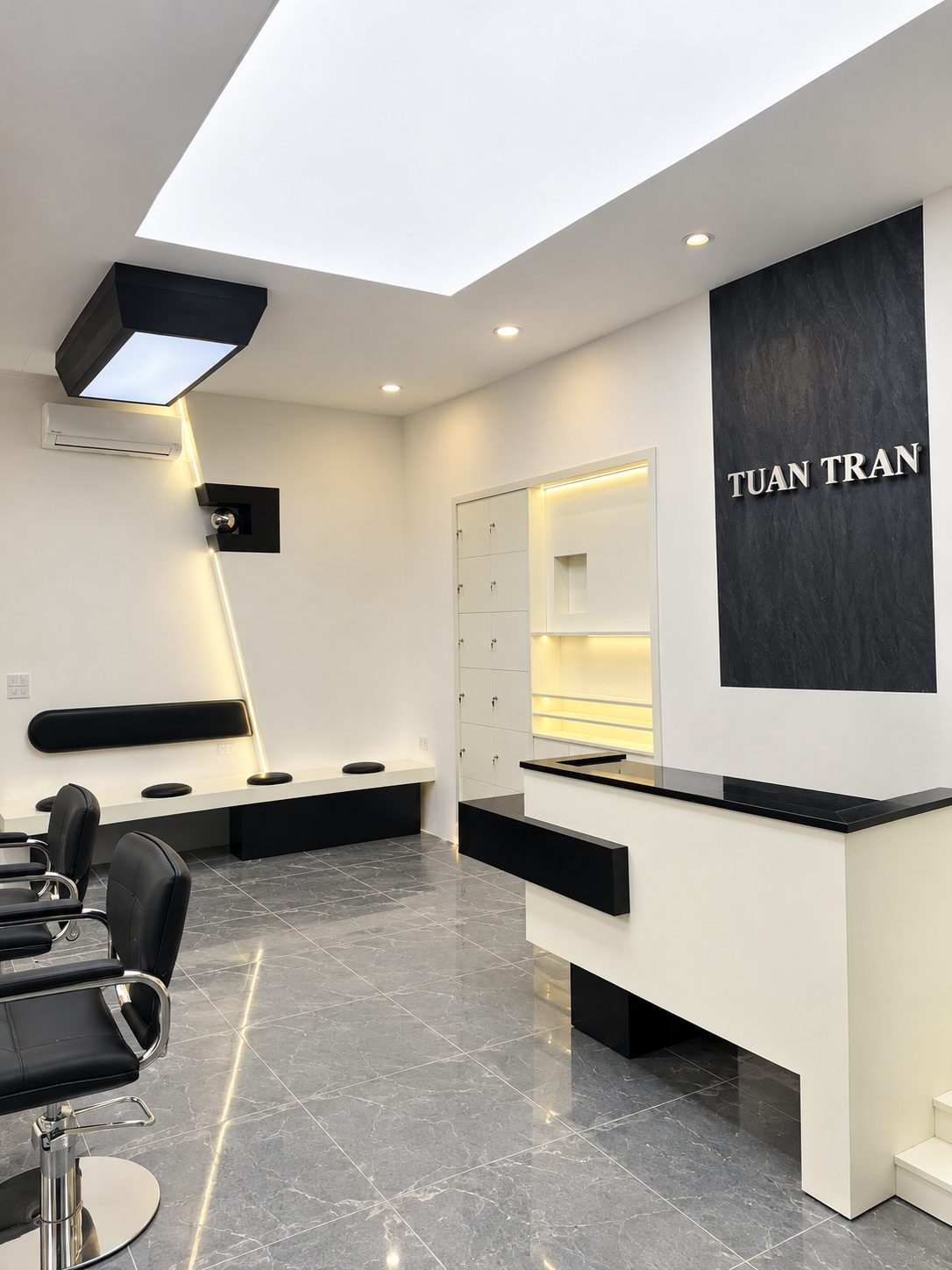Salon Tuấn Trần Thái Nguyên, quầy lễ tân