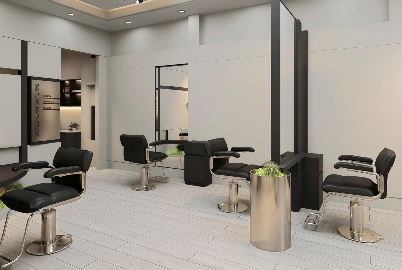 Render 3D cụm ghế cắt rộng rãi Đại Tùng - Nội Thất Hà Tuấn LX