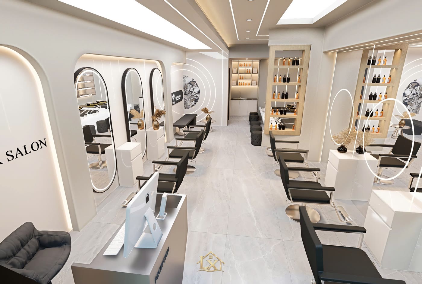 Chọn gương salon chống mờ ố nước: kinh nghiệm lắp