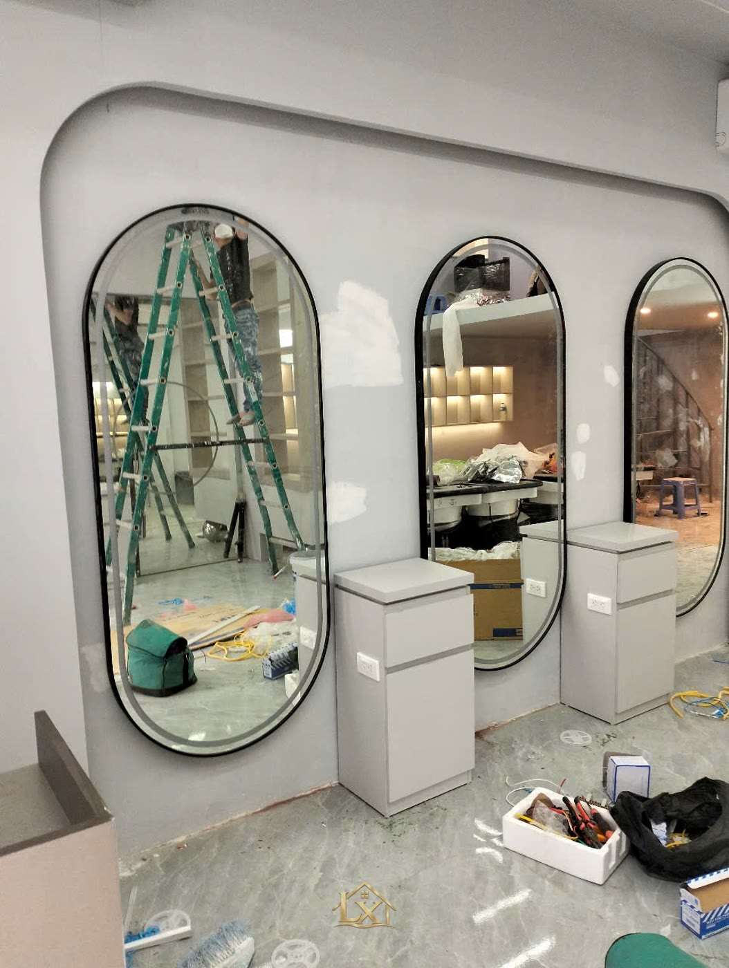Quy trình thi công salon tóc trọn gói tại Duy Tiên