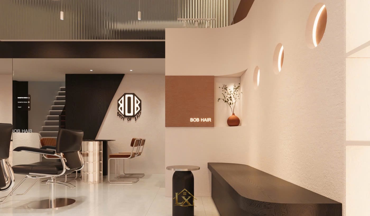 Chi phí thi công salon tóc ở Đông Anh, Hà Nội
