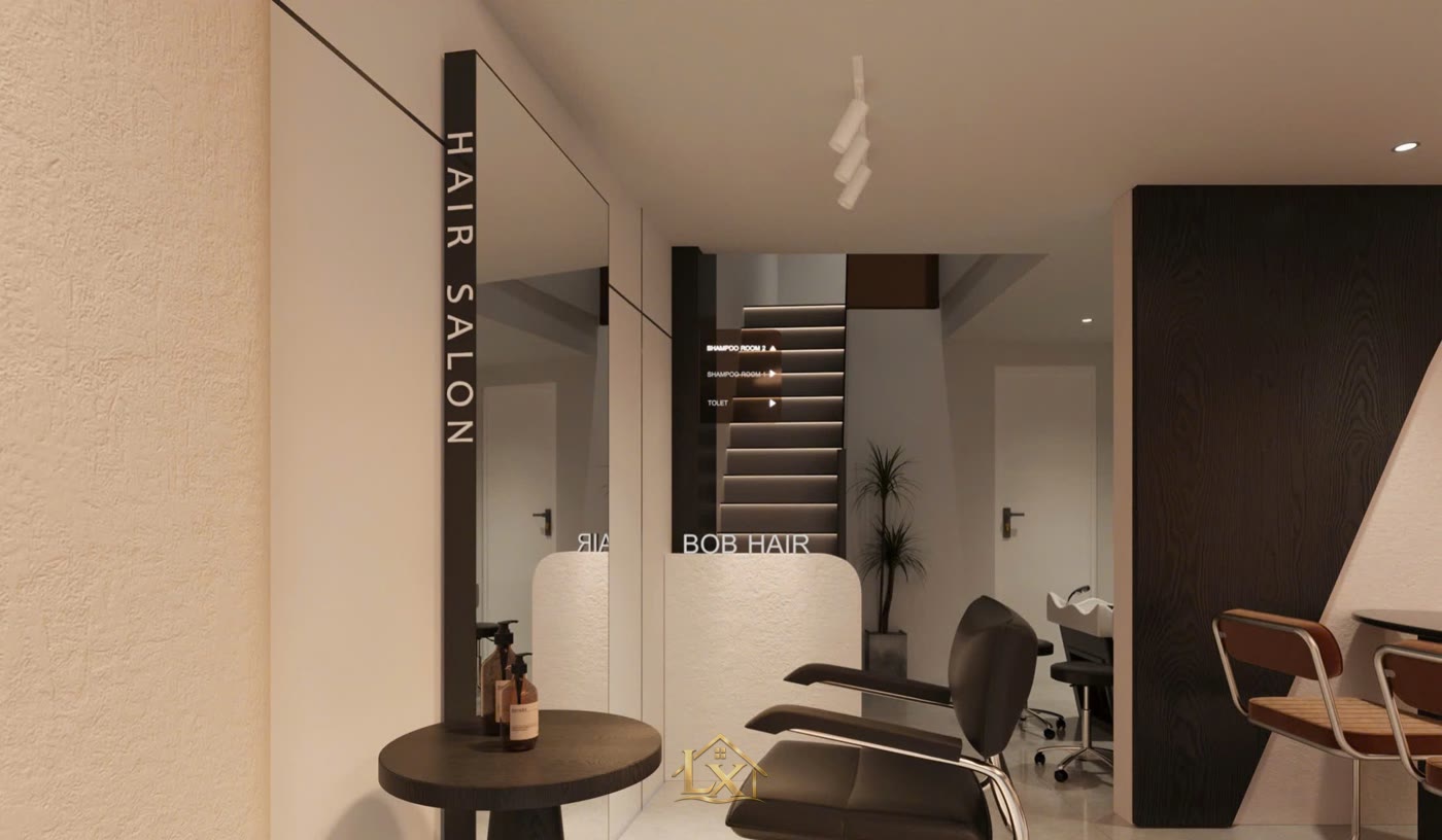 Thi công salon tóc trọn gói ở Phúc Thọ gồm mấy bước?