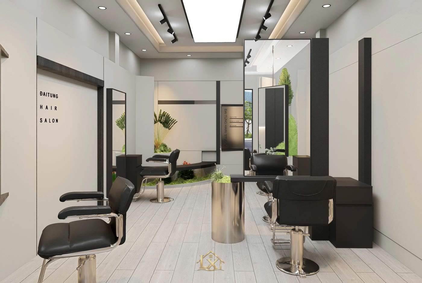 Biển hiệu salon tóc hút khách: cách thiết kế, chọn