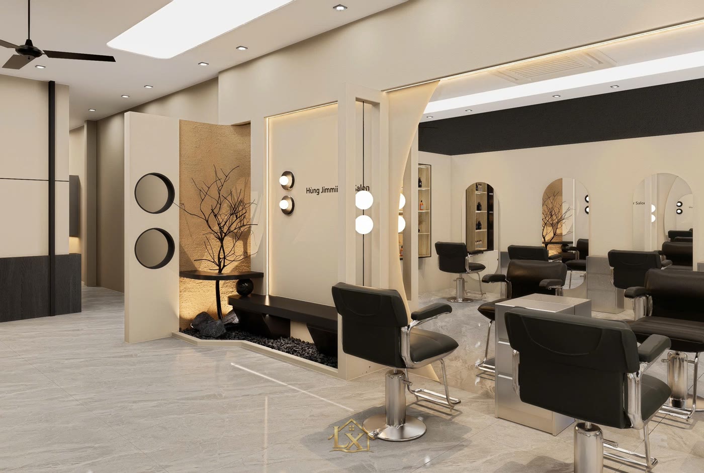 Chi phí thi công Salon tóc tại Bắc Ninh 2026: báo giá theo m²