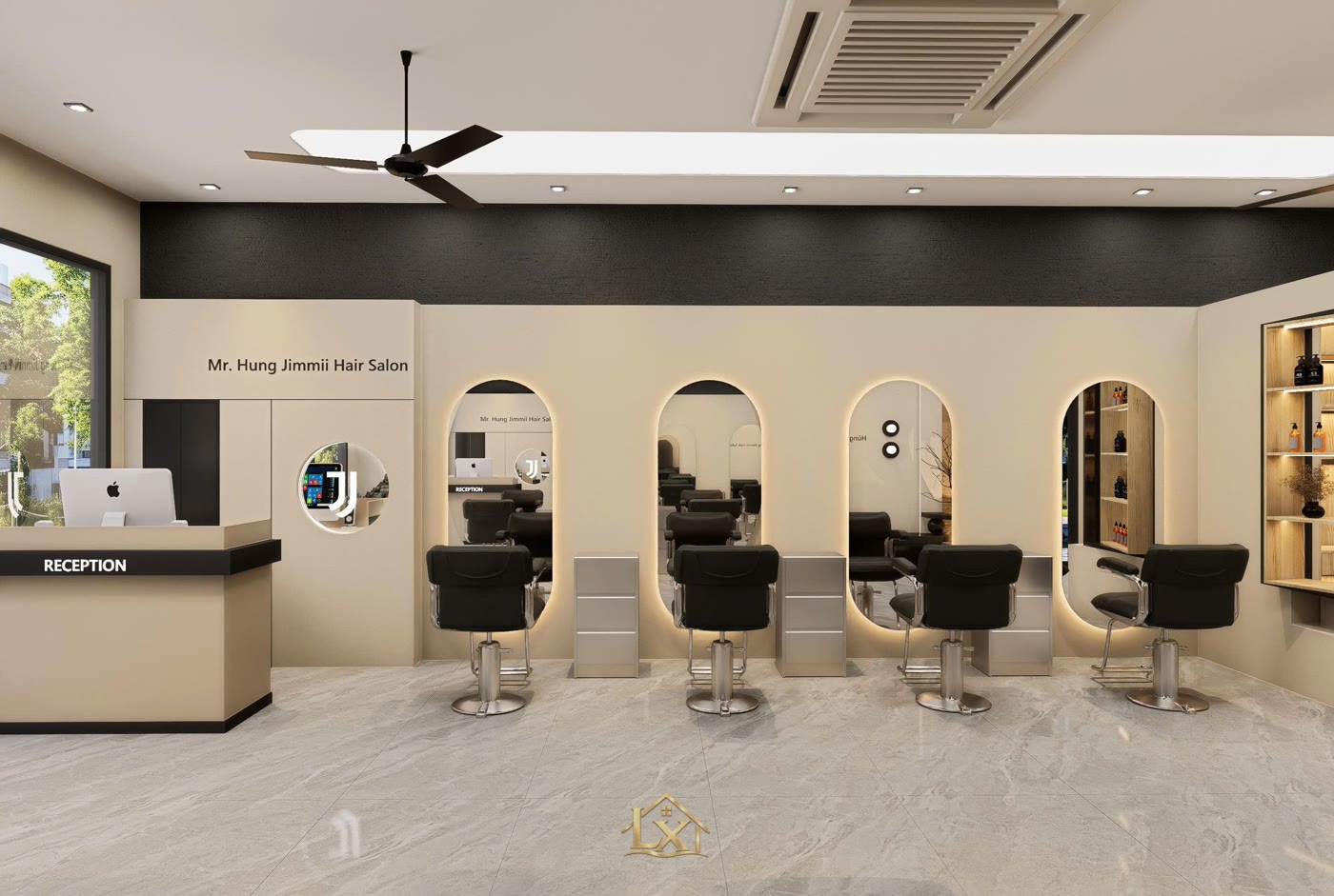 Chi phí thi công Salon tóc tại Mỹ Đình 2026: báo giá theo m²