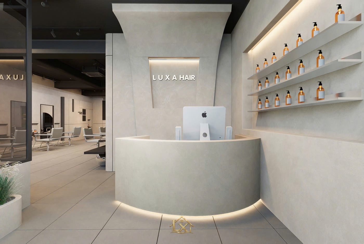 Thi công nội thất salon tóc tại Phú Thọ: đẹp chuẩn, hút khách
