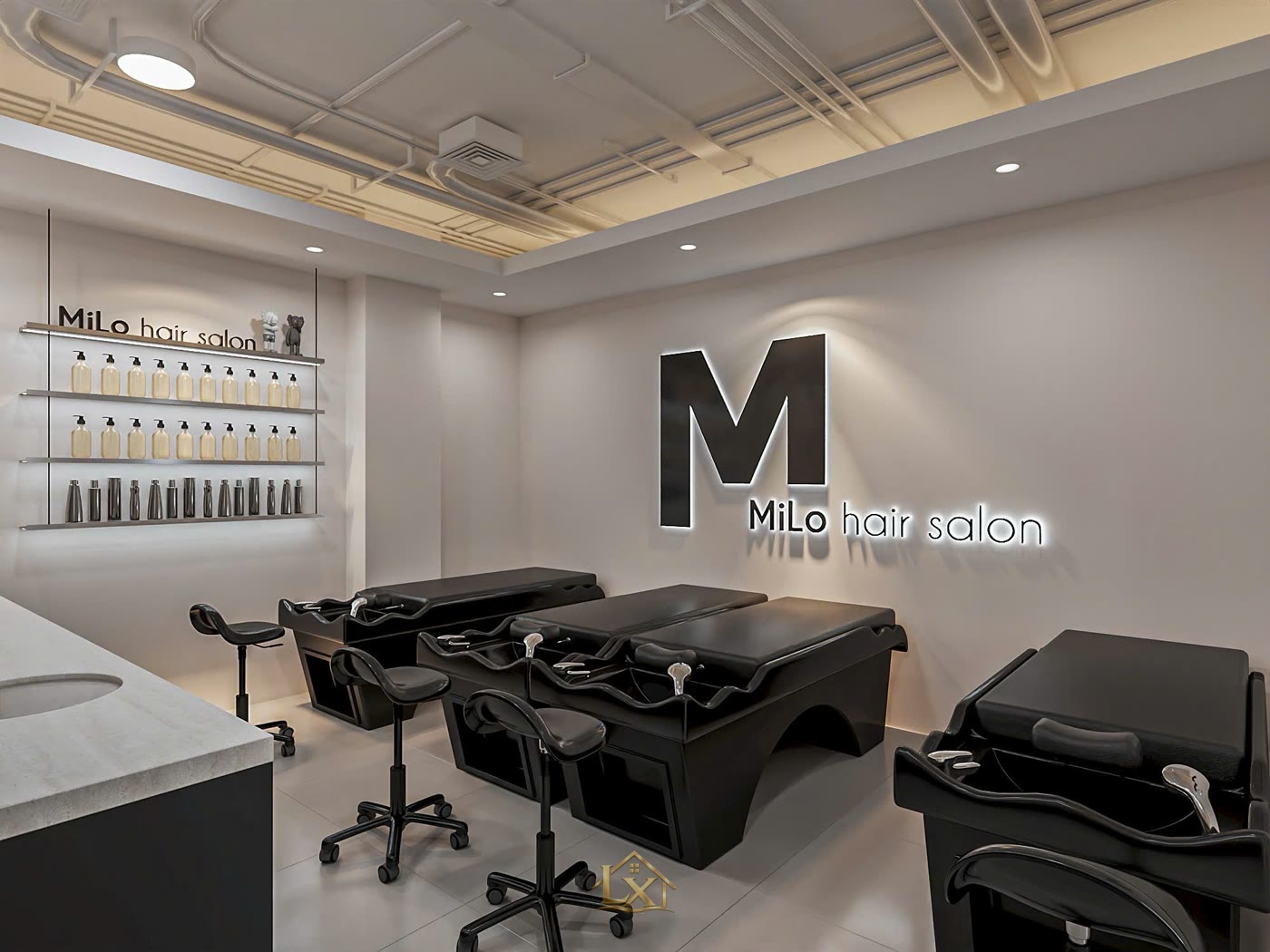 Quy trình thi công nội thất salon tóc: 6 bước chuẩn
