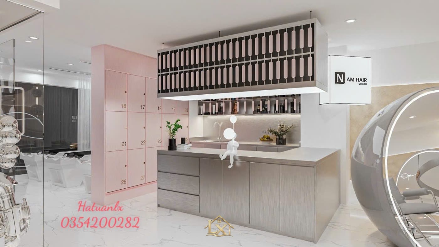 Thi công salon tóc tại Chương Mỹ chọn đơn vị nào uy tín?