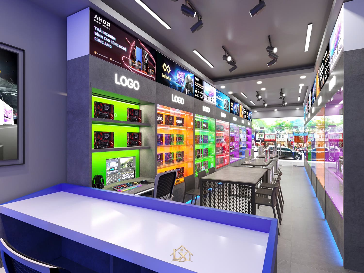 Quy trình thi công showroom trọn gói tại Tam Đảo