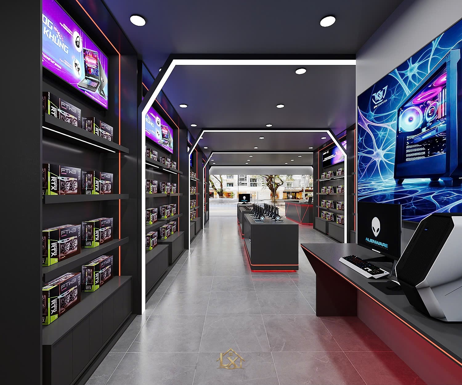 Quy trình thi công showroom trọn gói tại Từ Sơn