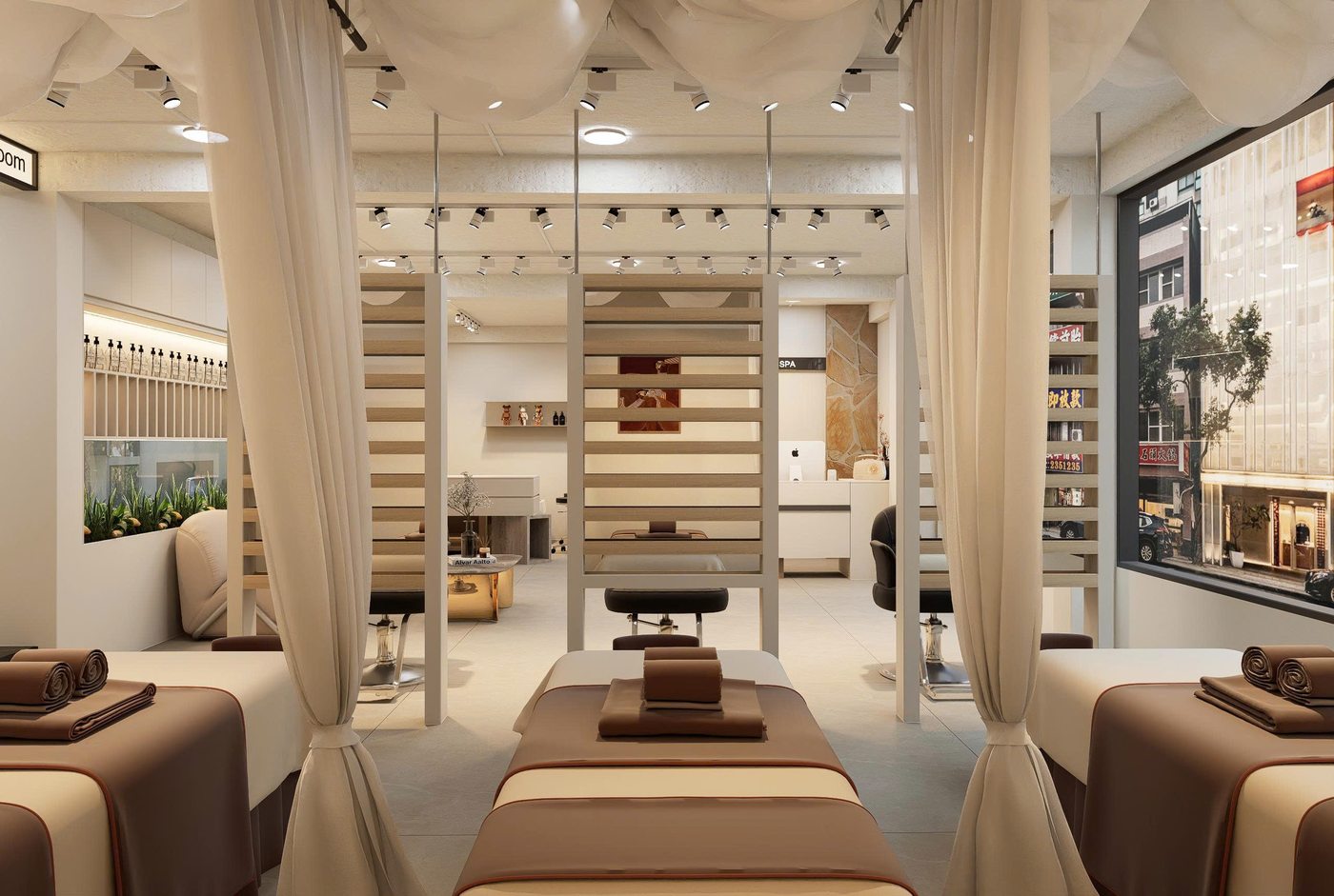Điện nước phòng trị liệu spa: lắp an toàn, tránh chập