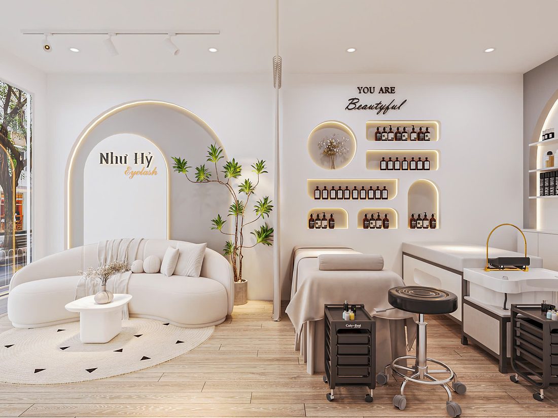 Trần và tiêu âm cho spa: chọn kiểu trần phù hợp