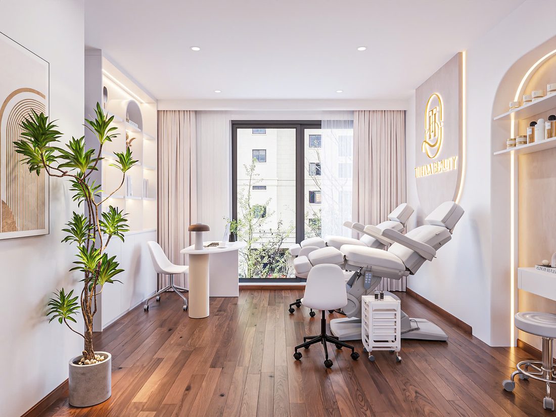 Rèm và vải trang trí trong spa: chọn sao cho sang