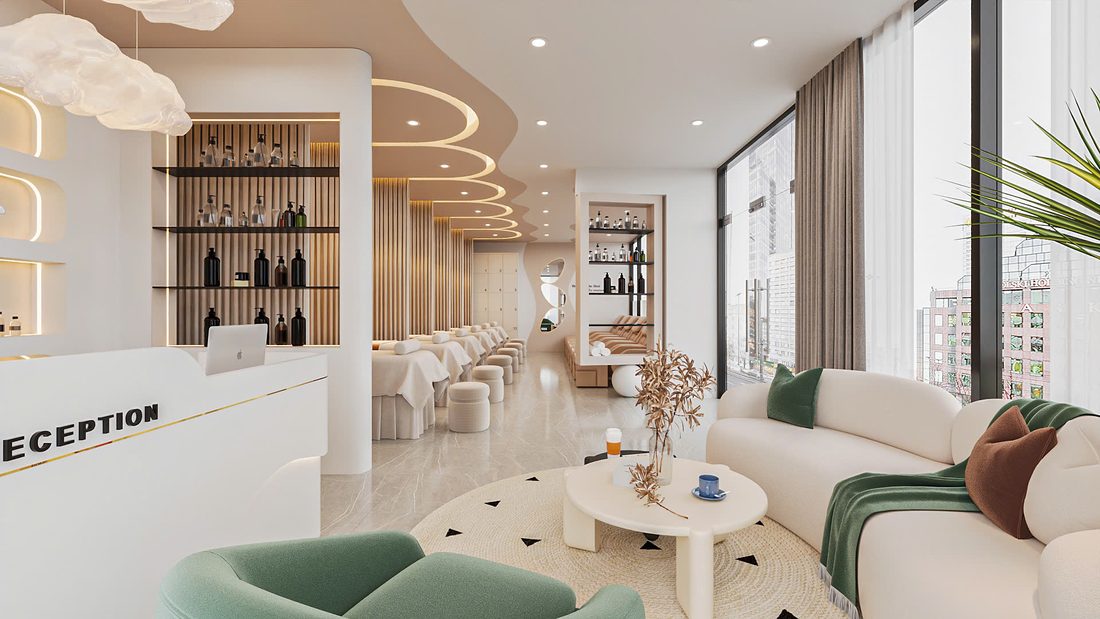 Bố trí phòng xông hơi khô, ướt trong spa đúng chuẩn