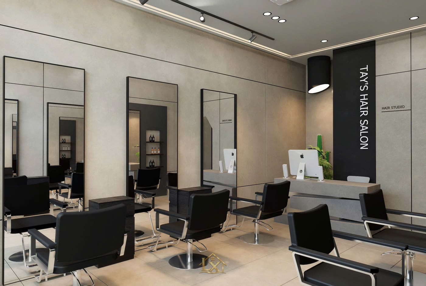 Salon tóc Hòa 91 Đông Anh: hành trình thi công thật
