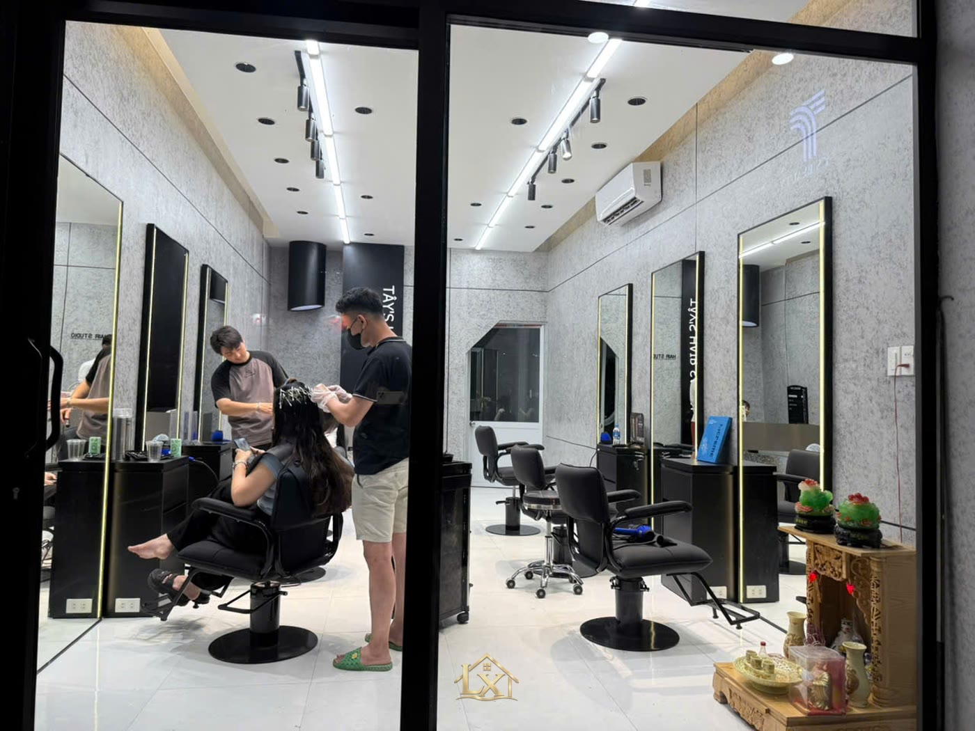 Thi công salon tóc trọn gói ở Kim Mã gồm mấy bước?