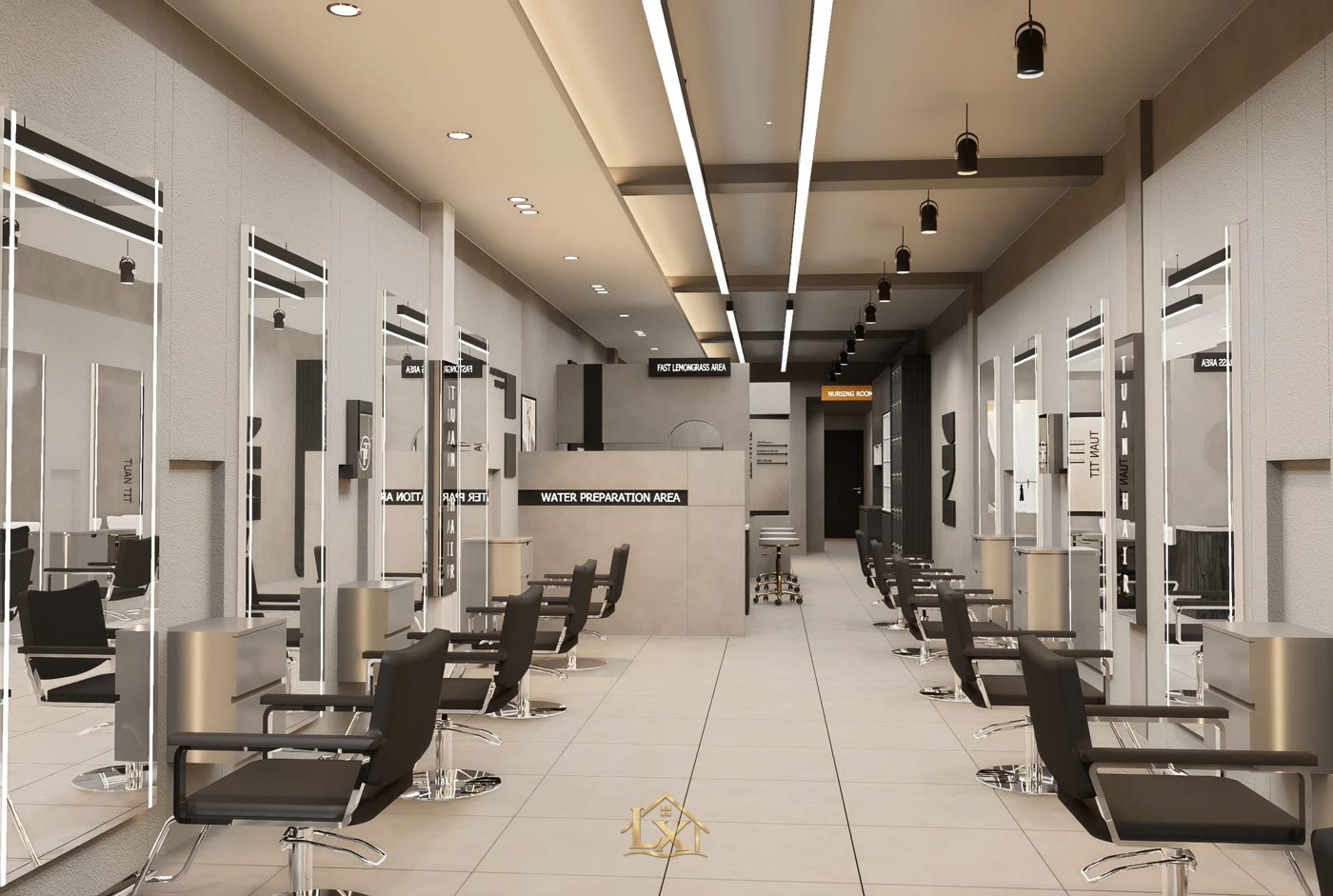 Đơn vị thi công salon tóc uy tín tại Cầu Giấy 2026