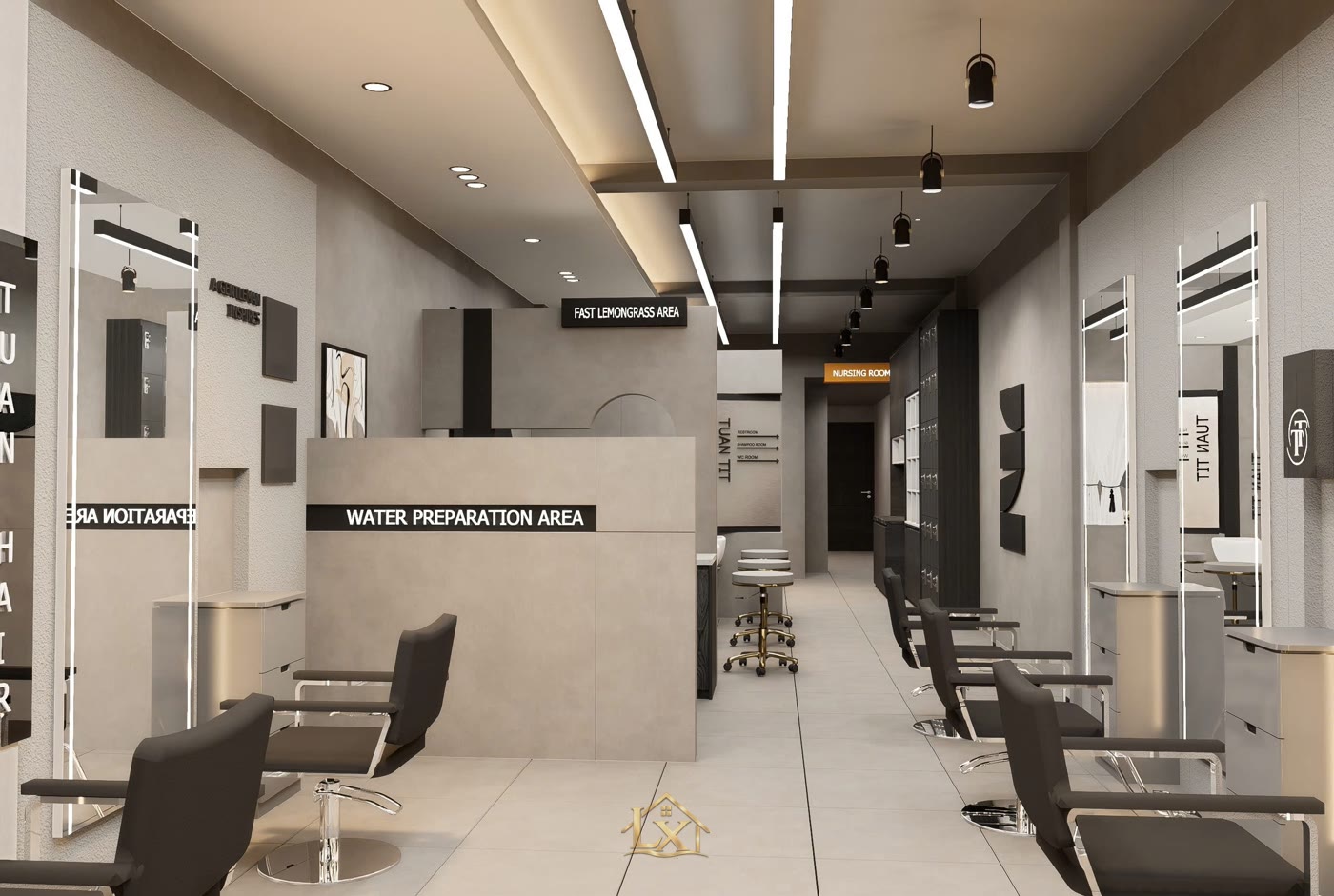 9 sai lầm khi thi công salon tóc ở Dịch Vọng nên tránh