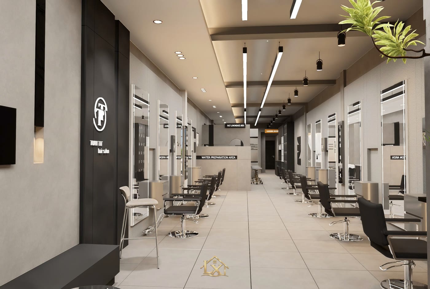 Thiết kế salon tóc 2026 ở Sài Đồng theo hướng nào?