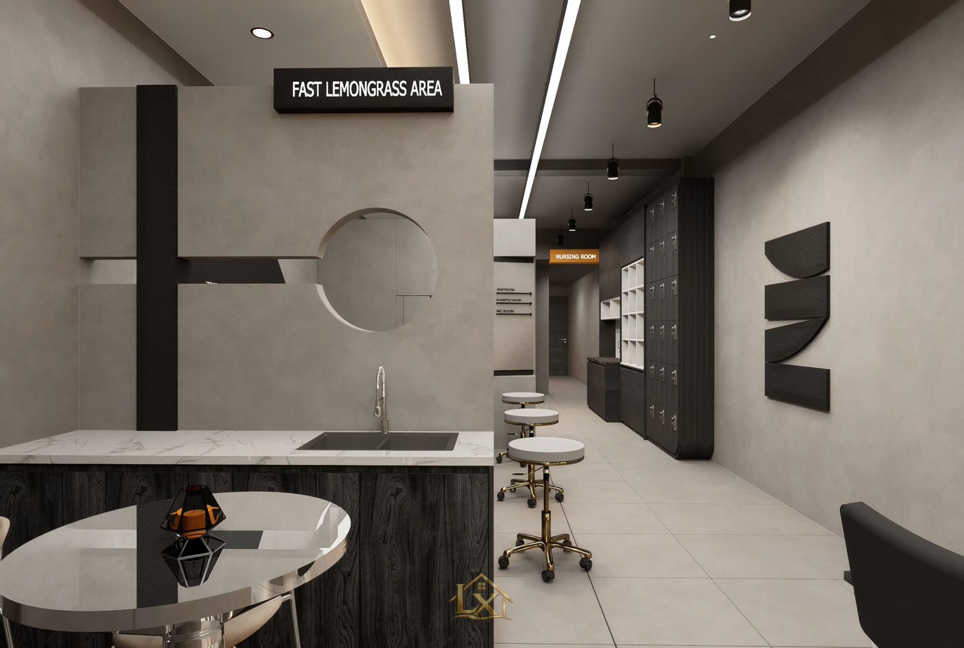 Thi công salon thực tế: video từ mặt bằng đến hoàn thiện