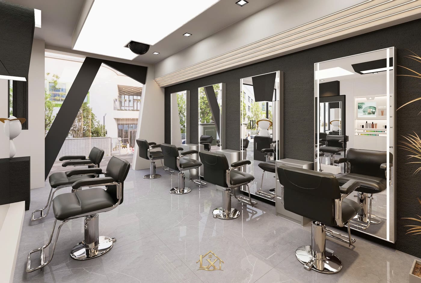 Xu hướng thiết kế salon tóc 2026 tại Tam Đảo