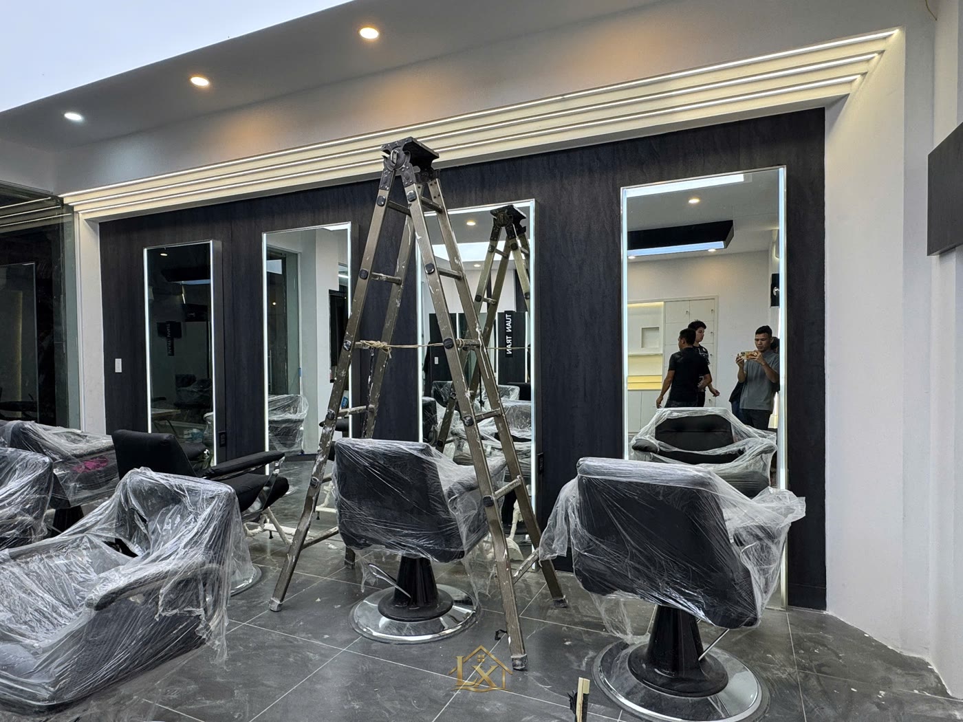 Quy trình thi công salon tóc trọn gói tại Hoài Đức