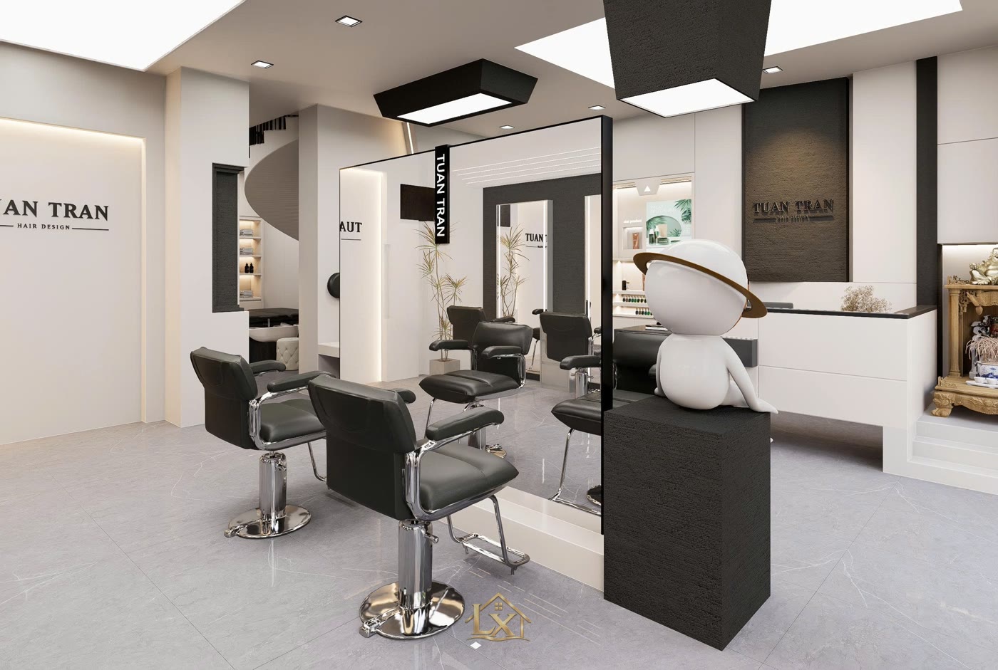 Thi công salon tóc tại Việt Trì chọn đơn vị nào uy tín?