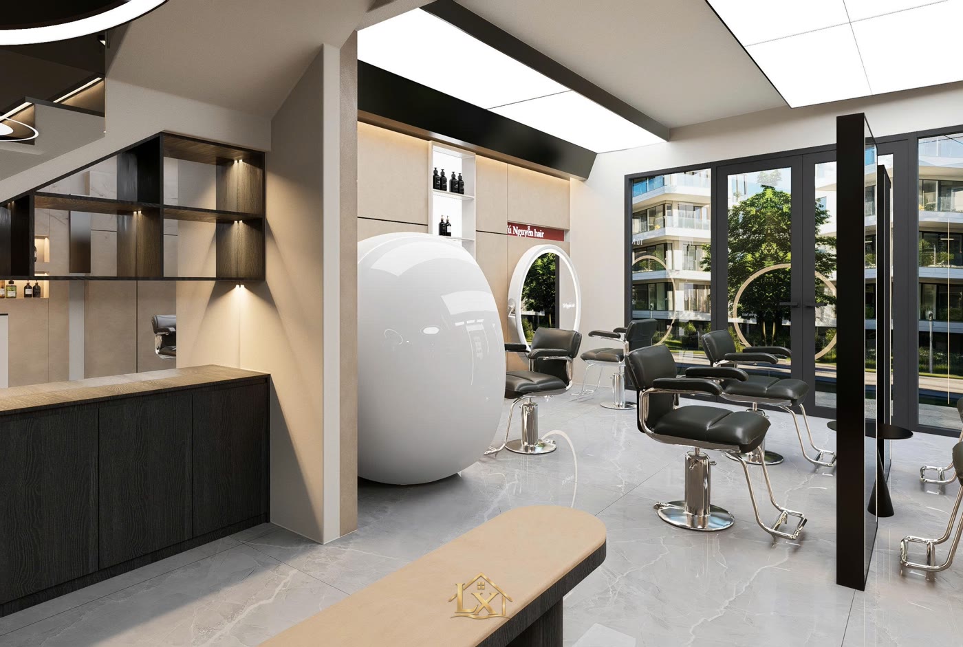 Thiết kế salon tóc 2026 ở Bắc Ninh theo hướng nào?