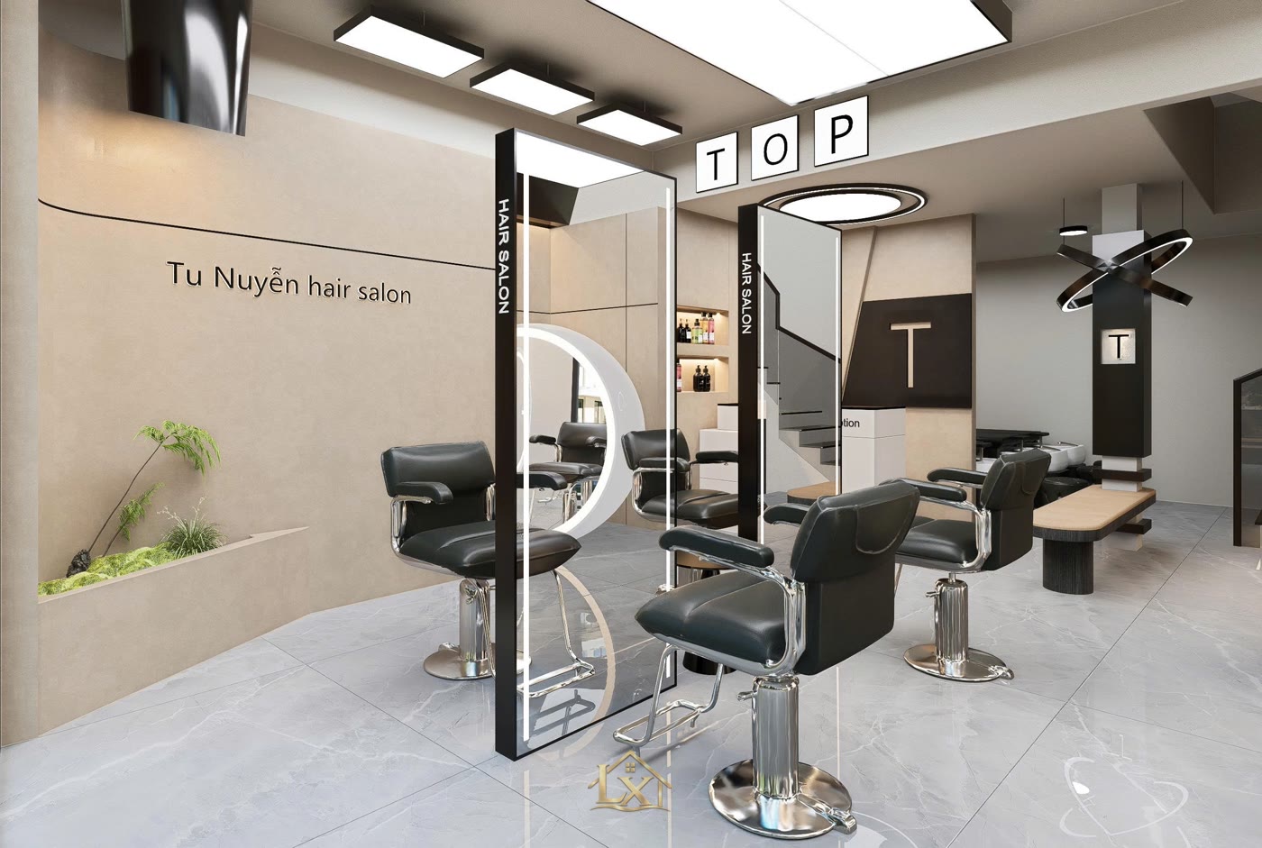 Quy trình thi công salon tóc trọn gói tại Quế Võ