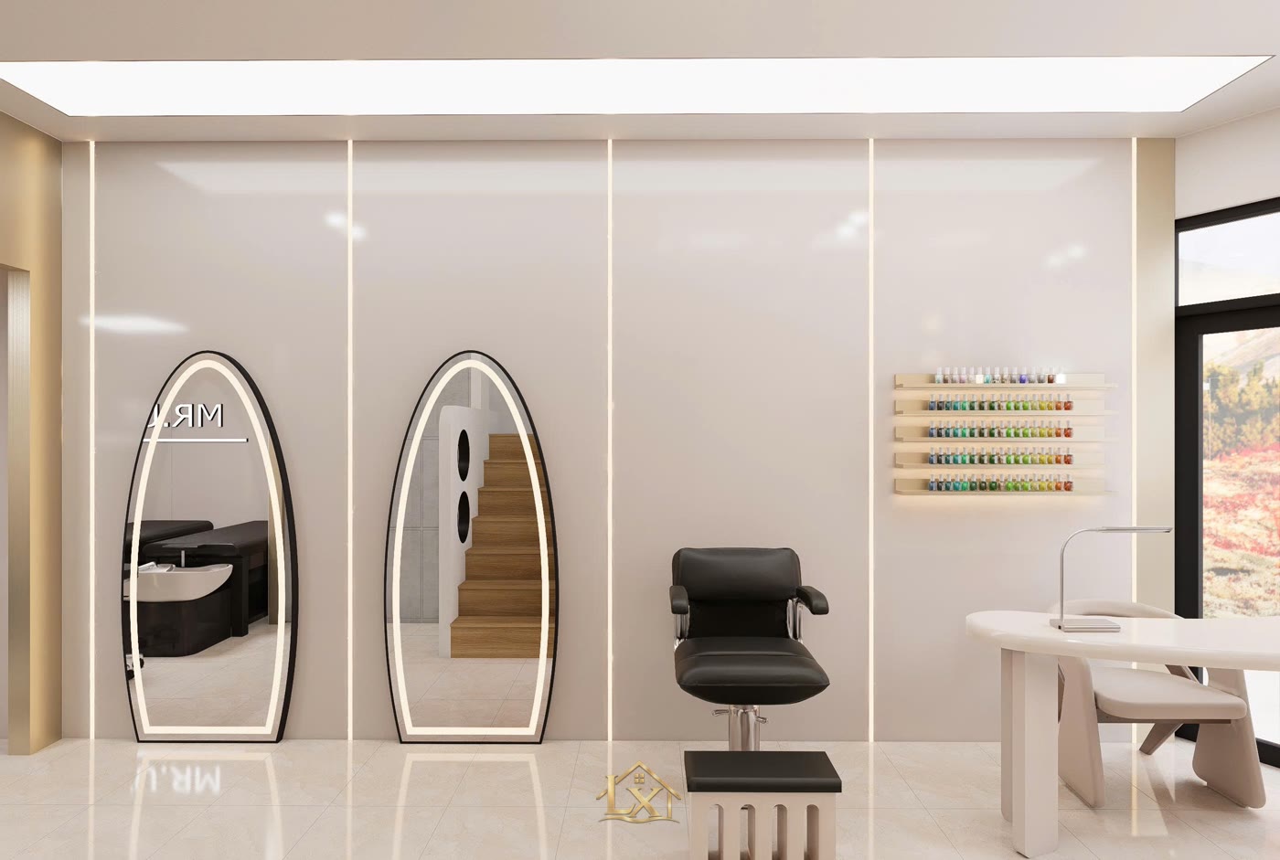Chi phí thi công Salon tóc tại Nhổn 2026: báo giá theo m²