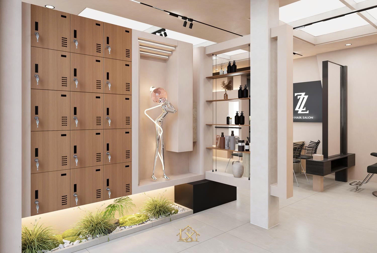 Xu hướng thiết kế salon tóc 2026 tại Việt Hưng