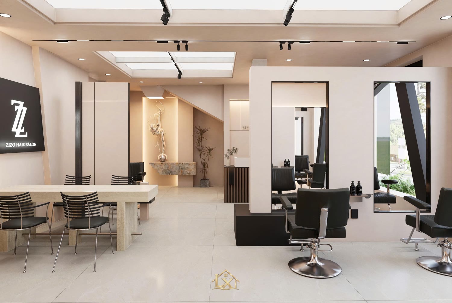 Sàn salon trơn trượt khu gội: cách chọn và xử lý