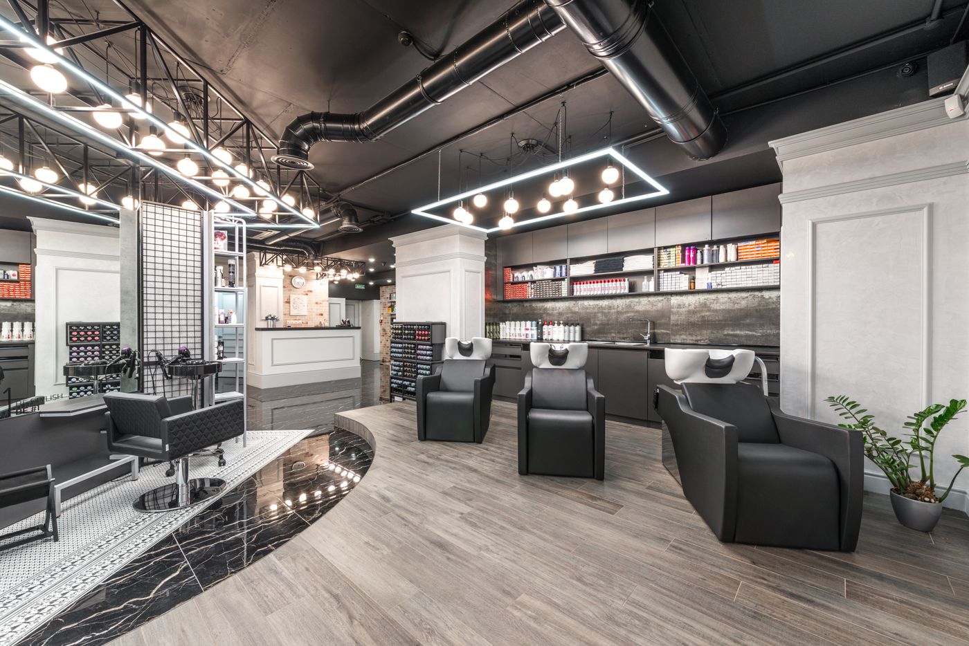 Công trình salon tóc do Hà Tuấn LX thi công trọn gói