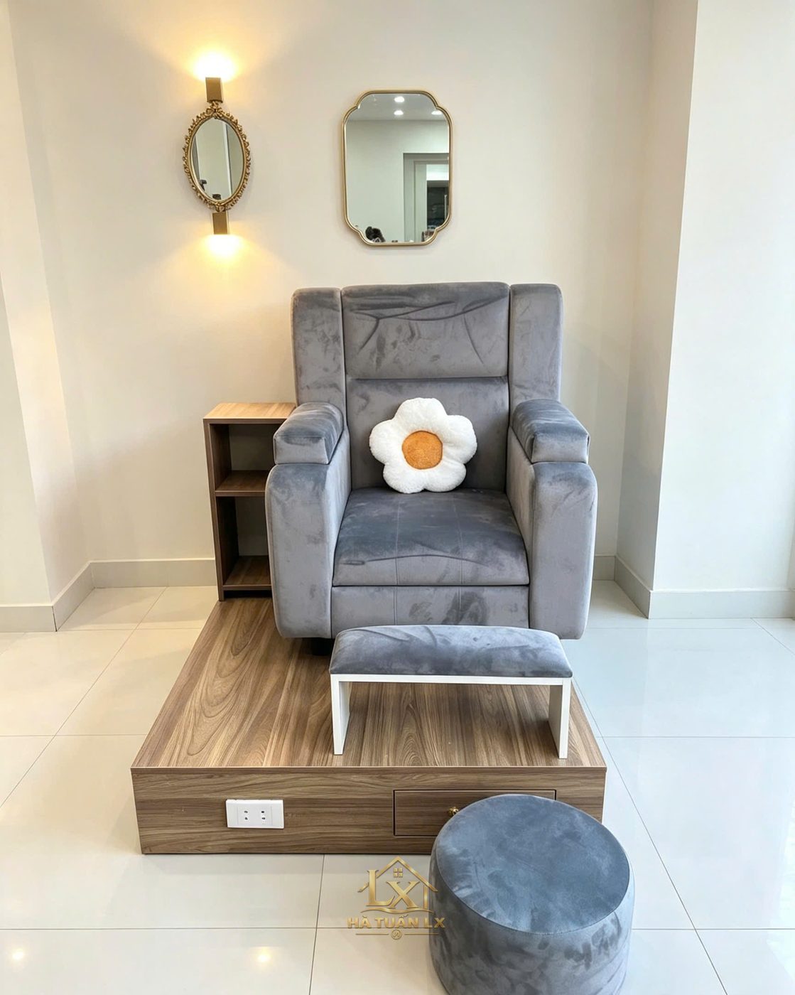 Mẫu ghế nail & ghế spa chân đẹp — chọn theo phong cách tiệm