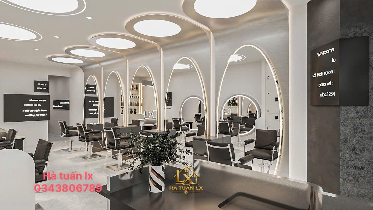 Mẫu gương salon thực tế do Nội Thất Hà Tuấn LX thi công 105 - Nội Thất Hà Tuấn LX