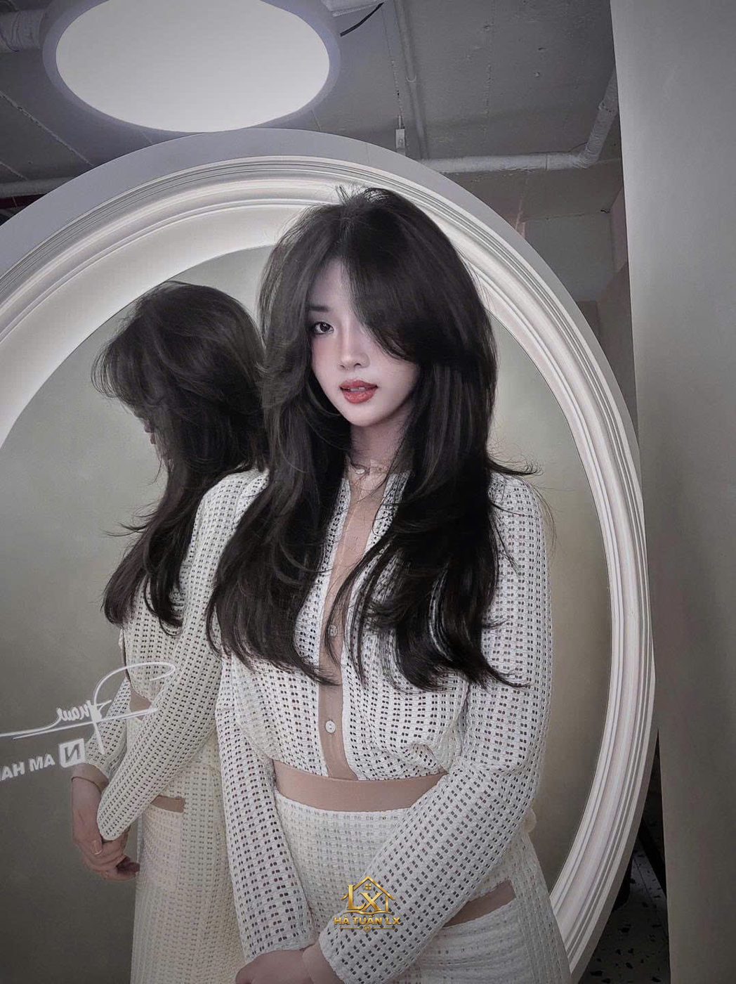 Mẫu gương salon thực tế do Nội Thất Hà Tuấn LX thi công 107 - Nội Thất Hà Tuấn LX