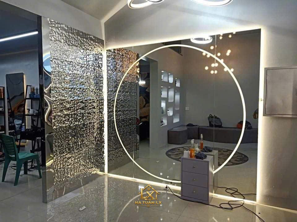 Mẫu gương salon thực tế do Nội Thất Hà Tuấn LX thi công 113 - Nội Thất Hà Tuấn LX