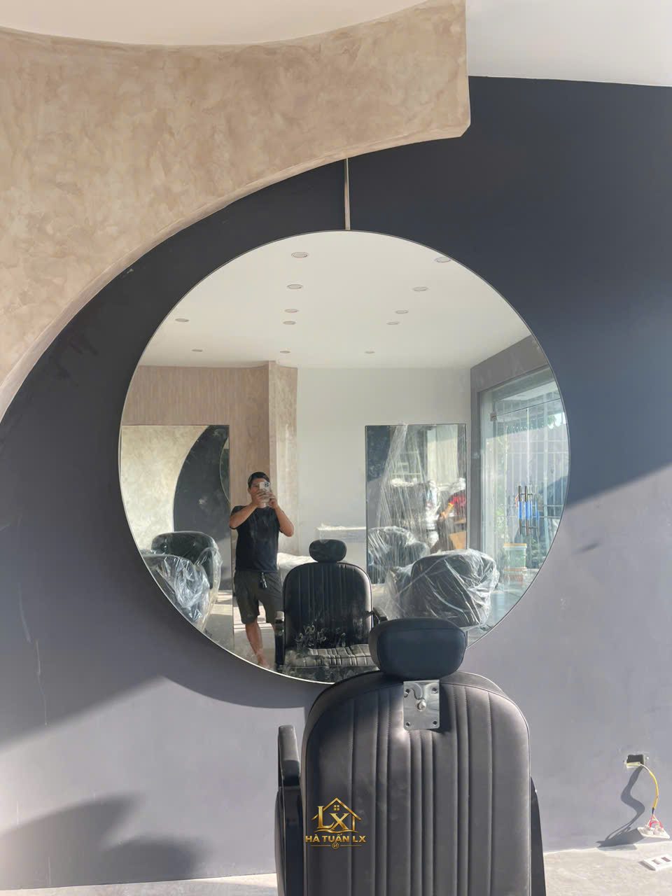 Mẫu gương salon thực tế do Nội Thất Hà Tuấn LX thi công 118 - Nội Thất Hà Tuấn LX
