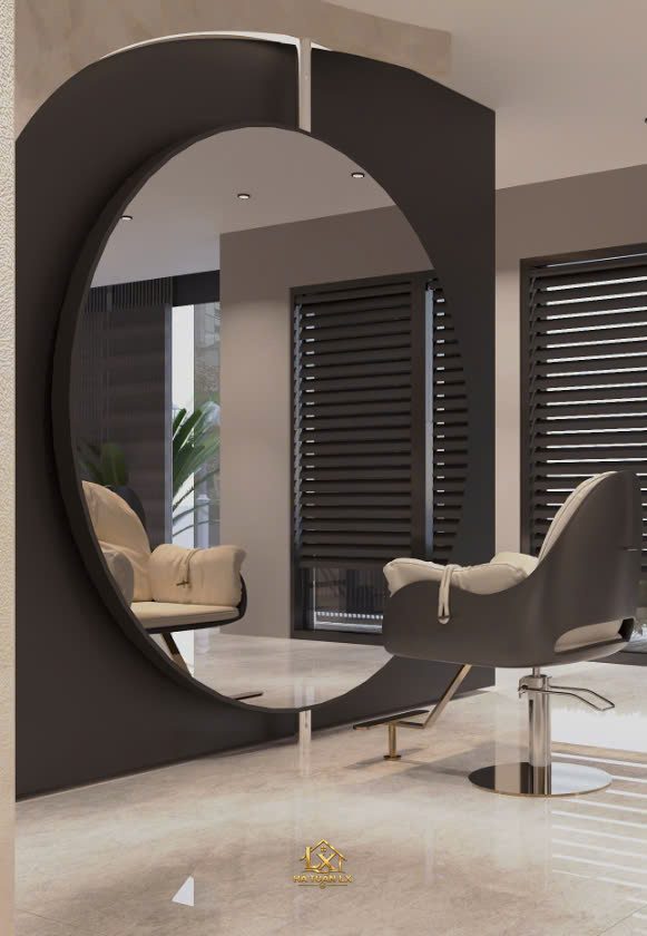 Mẫu gương salon thực tế do Nội Thất Hà Tuấn LX thi công 120 - Nội Thất Hà Tuấn LX