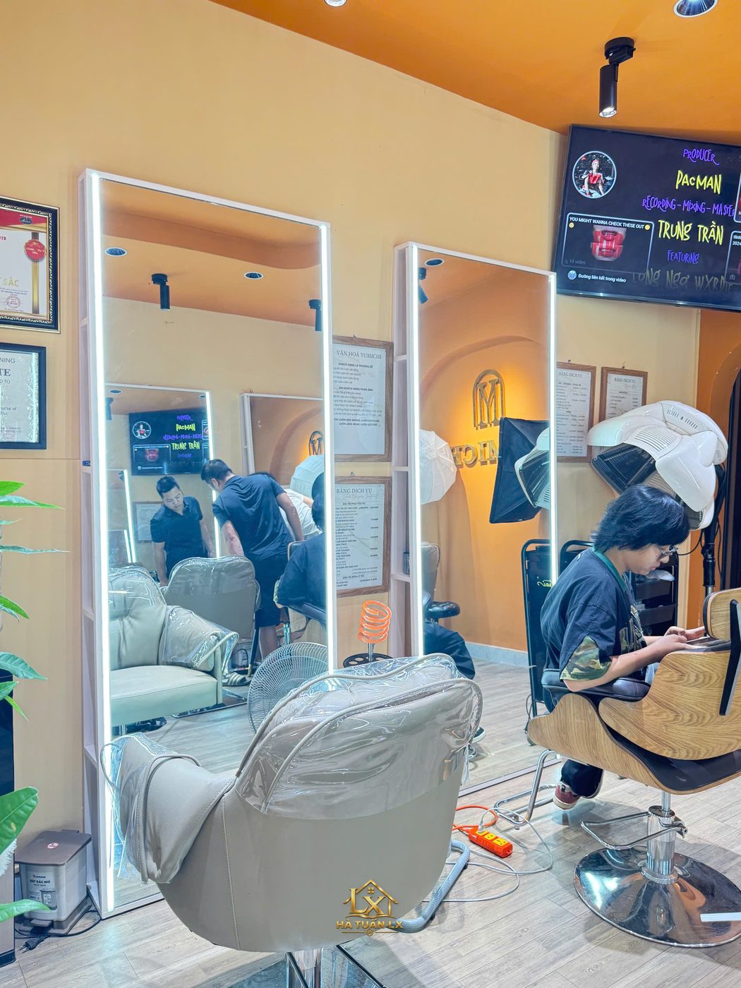 Mẫu gương salon thực tế do Nội Thất Hà Tuấn LX thi công 134 - Nội Thất Hà Tuấn LX