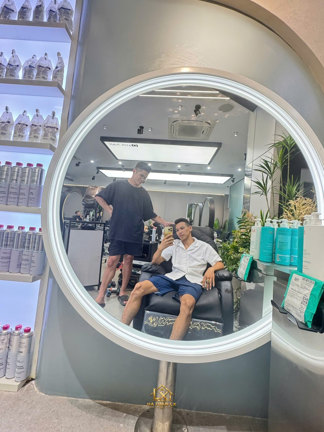 Mẫu gương salon thực tế do Nội Thất Hà Tuấn LX thi công 138 - Nội Thất Hà Tuấn LX