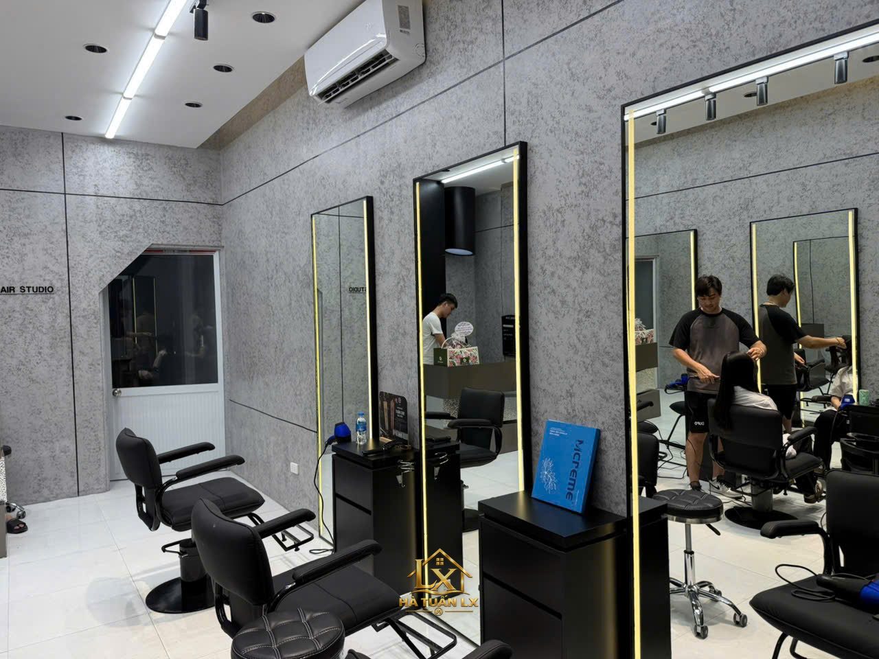 Mẫu gương salon thực tế do Nội Thất Hà Tuấn LX thi công 139 - Nội Thất Hà Tuấn LX