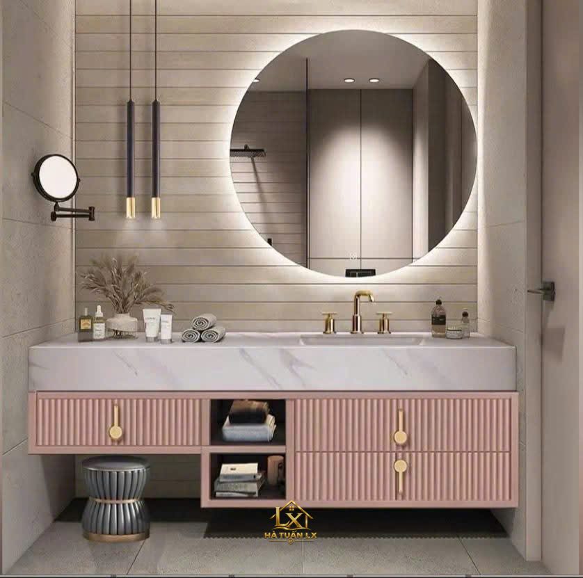 Mẫu gương salon thực tế do Nội Thất Hà Tuấn LX thi công 143 - Nội Thất Hà Tuấn LX