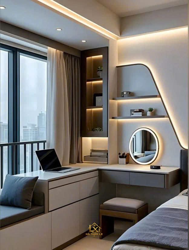 Mẫu gương salon thực tế do Nội Thất Hà Tuấn LX thi công 145 - Nội Thất Hà Tuấn LX