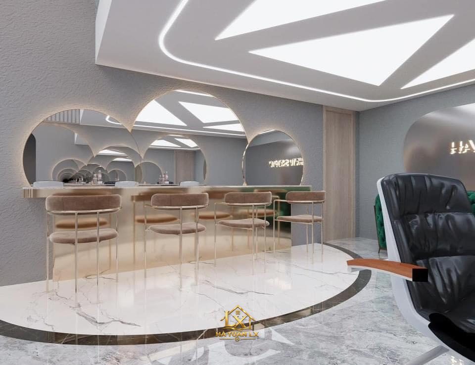 Mẫu gương salon thực tế do Nội Thất Hà Tuấn LX thi công 57 - Nội Thất Hà Tuấn LX