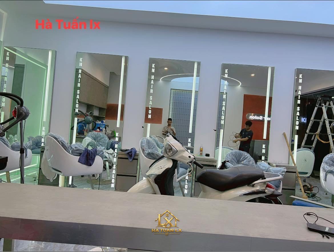 Mẫu gương salon thực tế do Nội Thất Hà Tuấn LX thi công 62 - Nội Thất Hà Tuấn LX