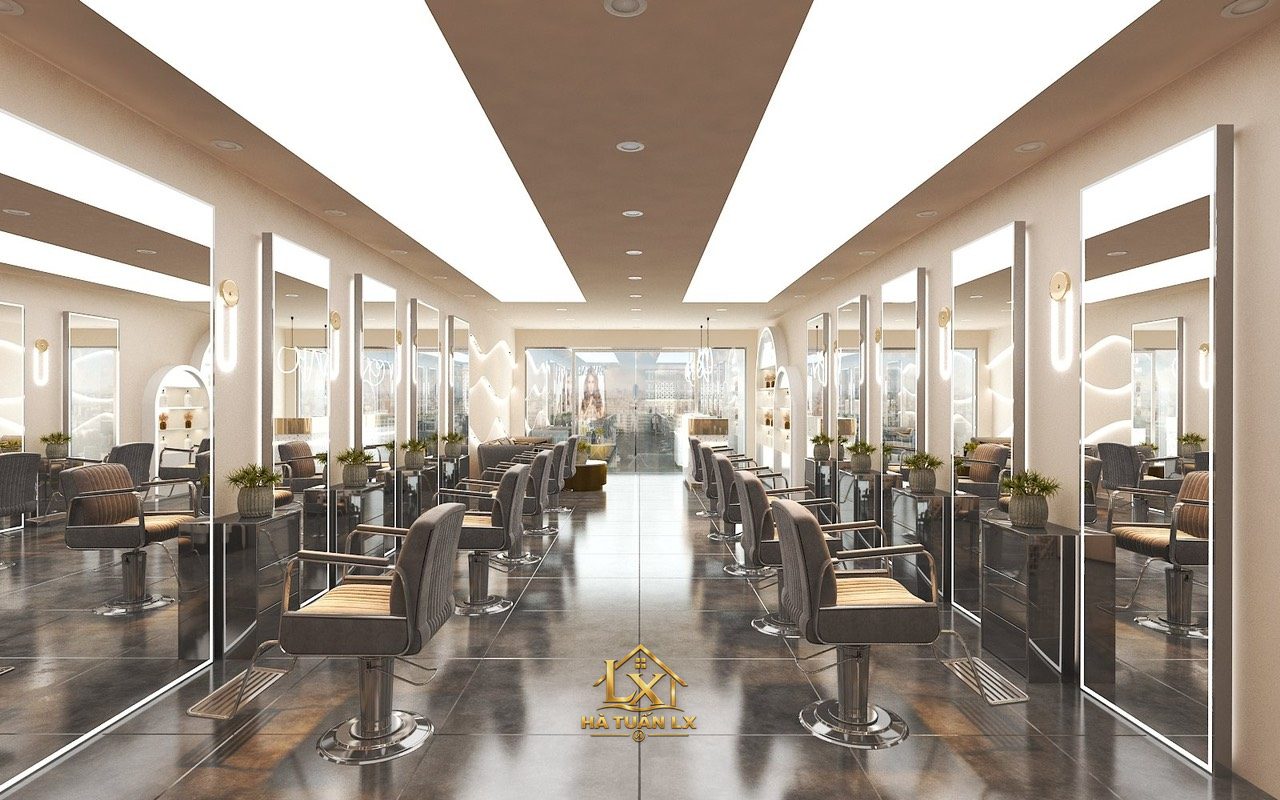 Mẫu gương salon thực tế do Nội Thất Hà Tuấn LX thi công 72 - Nội Thất Hà Tuấn LX