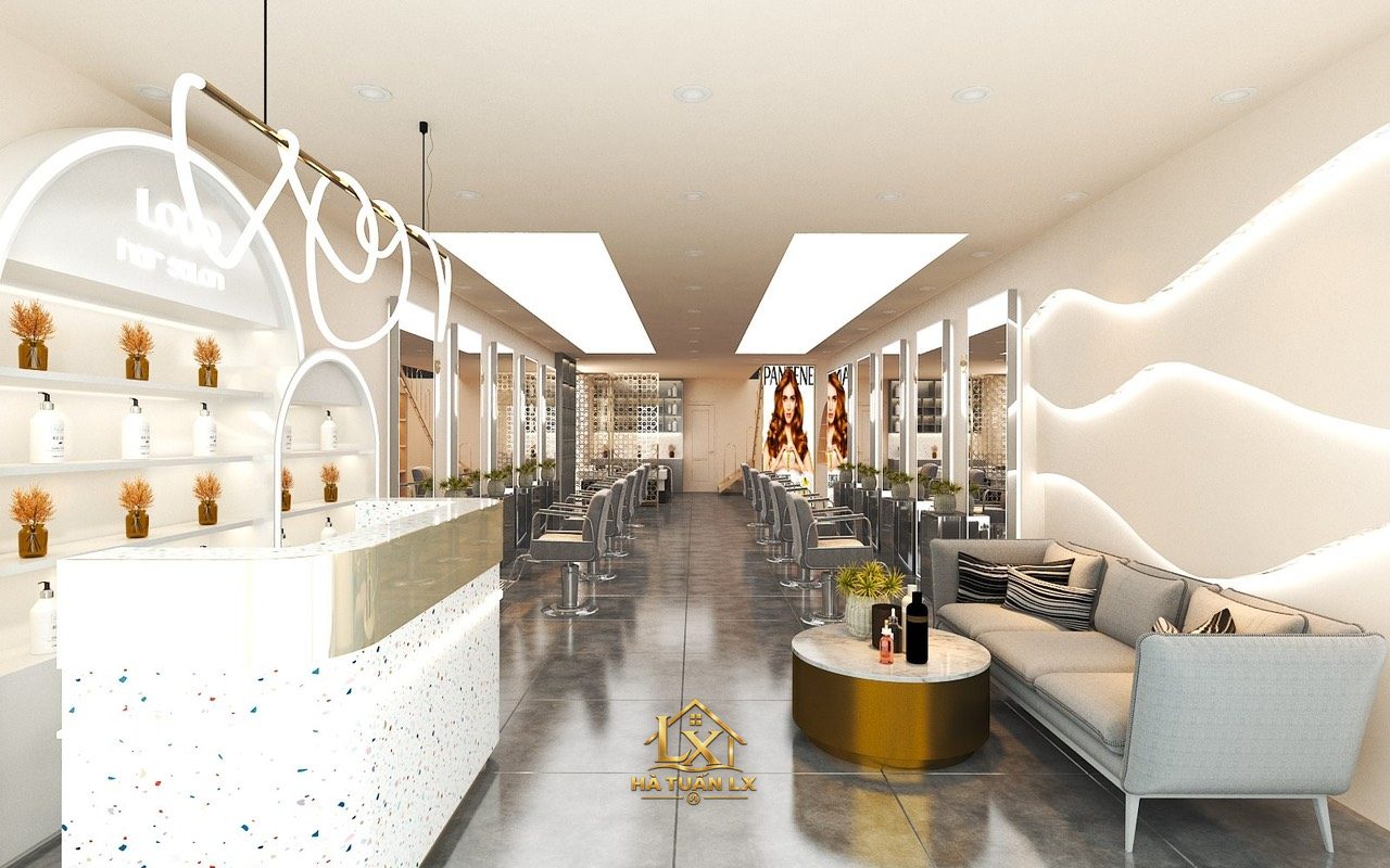 Mẫu gương salon thực tế do Nội Thất Hà Tuấn LX thi công 73 - Nội Thất Hà Tuấn LX