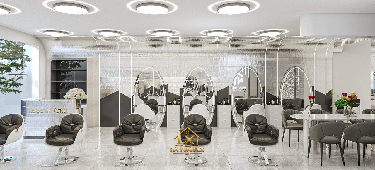 Mẫu gương salon thực tế do Nội Thất Hà Tuấn LX thi công 81 - Nội Thất Hà Tuấn LX